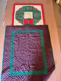 AMISH MADE QUILTED WALL HANGINGS