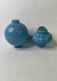 Hawkeye Blue Glass Lightening Rod Globes