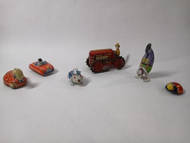Lot of Tin Litho Marx & Japanese Mechanical Wind Up Toys - 6 -