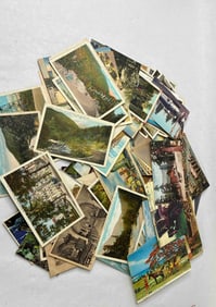 Architectural and Landmark Divided Back Post Card Lot w/ Most being Post Marked
