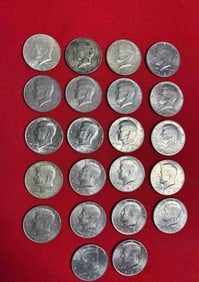 22 Jefferson Half Dollars