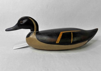 Hand Painted Duck Decoy w/ Great Color