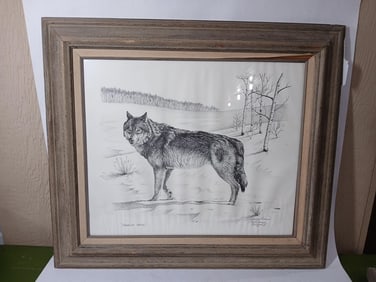 Timberline Tracks Dan Brewer Print