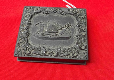 Beehive, Grain, and Farm Tools Union Case w Tin Types