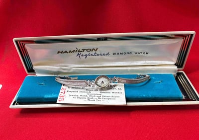 Hamilton 22 Jewel 14K Gold Ladies Wrist Watch