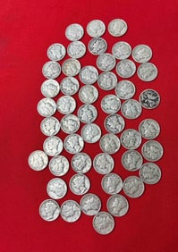 1945 Mercury Dimes