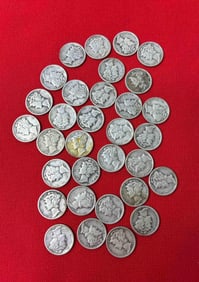1942 Mercury Dimes