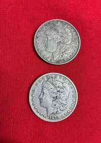 1879S & 1878 Morgan Dollars