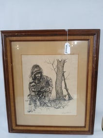 Free Trapper Dan Brewer Print