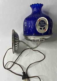 Pabst Blue Ribbon Wall Hanging Beer Advertisement Lighted Wall Sconce