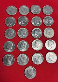 21 Jefferson Half Dollars