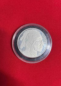 One Troy Oz Large Buffalo Head Coin