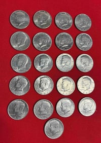 20 Kennedy Half Dollars