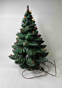 Extra Large Ceramic Lighted Christmas Tree
