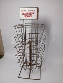 Coats & Clarks Learning Book Display Rack