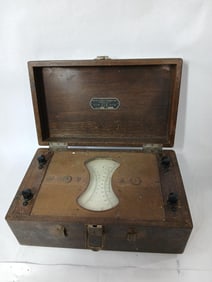 Weston Electrical Instrument Company Ammeter / Voltmeter Housed in Original Wood Case