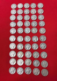 1944 Mercury Dimes