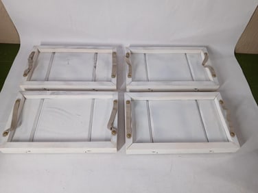 Farmhouse Decorative Centerpiece Trays