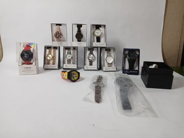 Wrist Watch Lot of Mens and Womens New Watches of assorted Makes