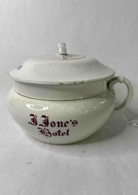 Ironstone J. Jones Hotel Chamber Pot