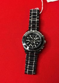 Mens Swiss Legend High Grade Ceramic Tachymeter Wrist Watch