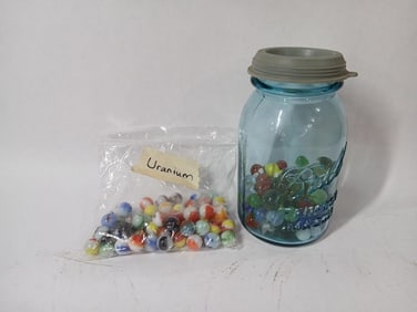 Uranium Glass & Other Marbles