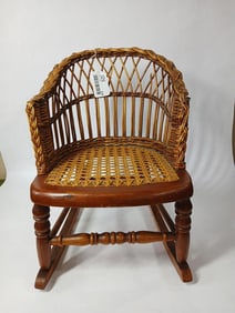 Miniature Cane Bottom Rocker