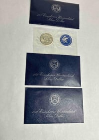 1972-1973 Eisenhower Uncirculated Silver Dollars