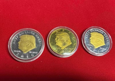 2013 & 2020 Trump Coins