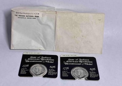 Indiana American Revolution Bicentennial Medals