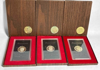 1971 & 1974 Eisenhower Proof Dollars