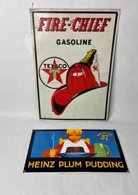 Texaco & Heinz Advertising Signs