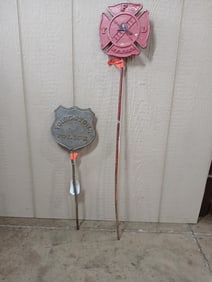 Fire Dept & Police Grave Markers