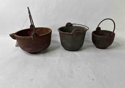 Cast Iron Melting Pots
