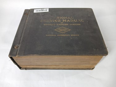 1929 National Automotive Service Manual of Starting, Lighting and Ignition