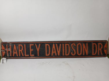 SSS Harley Davidson Dr Embossed Sign