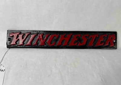 WInchester Cast Iron Plaque