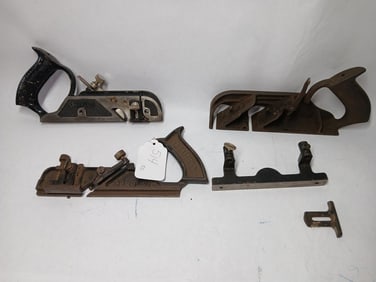 Lot of 3 Wood Working Combination Planes Inc. Stanley