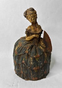 Victorian Lady with Fan Doorstop