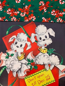 15 Vintage Christmas Paper Gift Wrapping Sheets