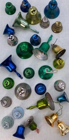 30 pc Antique to Vintage Christmas Bell Ornaments