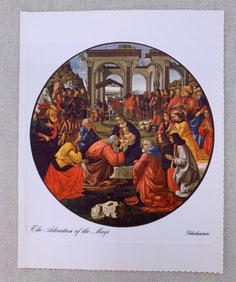196 pc c1960s Deadstock Printed in Italy Christmas Cards, Envelopes and Box Collection