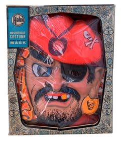 Mid Century HALCO Brand Pirate Masquerade Party Halloween Costume in the Box