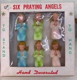 28 pc Vintage Angel Ornaments and Nativity Christmas Decorations