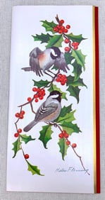 70 pc Deadstock c1960s Fravessi Bird Christmas Cards and 1968 Calendar Holiday Cards