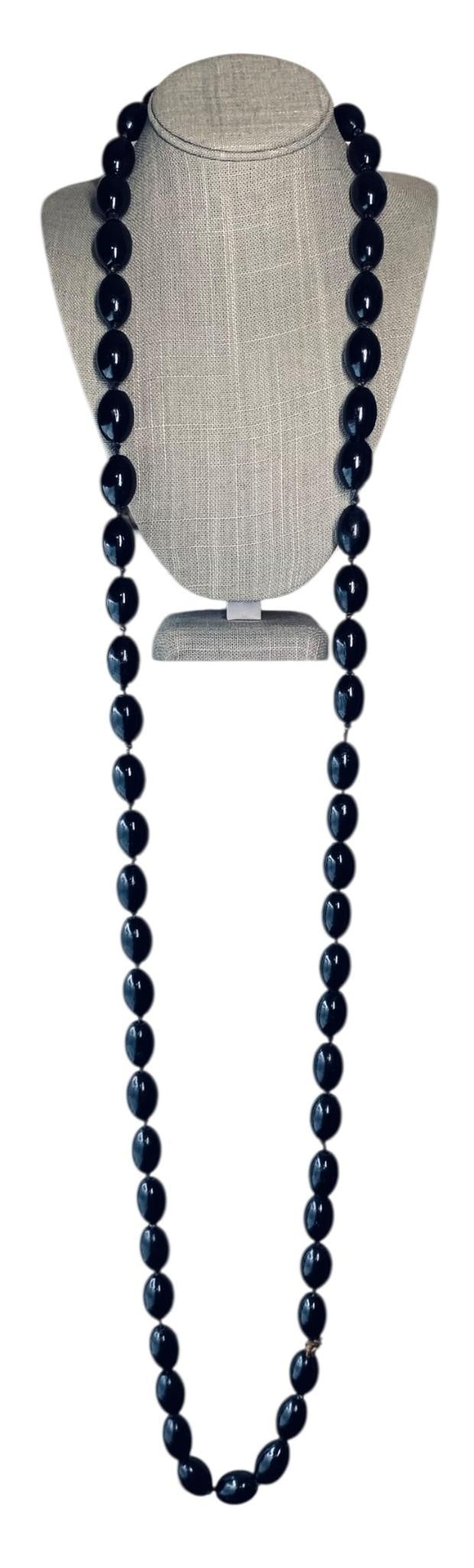 21 pc Antique Victorian to Vintage Gothic Raven Black Costume Jewelry Collection (1 of 18)