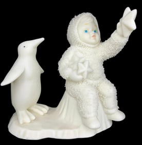 9 Vintage Winter Tales of the Snowbabies Holiday Figurines with Boxes