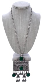8 pc Exotic Pine Green Natural and Created Jewelry Collection