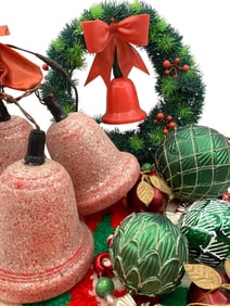 40 pc Vintage Christmas Ornament and Holiday Decoration Collection
