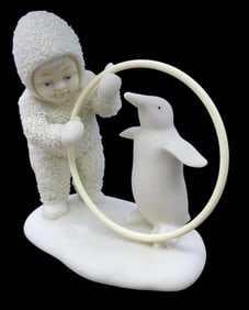 10 Vintage Department 56 Snowbabies Winter Holiday Figurines with Boxes